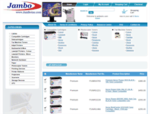 Tablet Screenshot of jamboinc.com